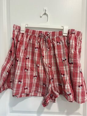 XL Disney x Old Navy Minnie Plaid Shorts
